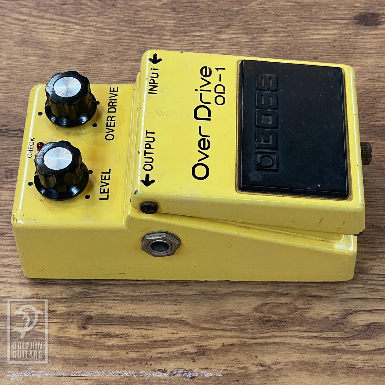 BOSS OD-1 #8800 (NEC μPC4741C) 銀ネジ 1979年製（中古）【楽器検索