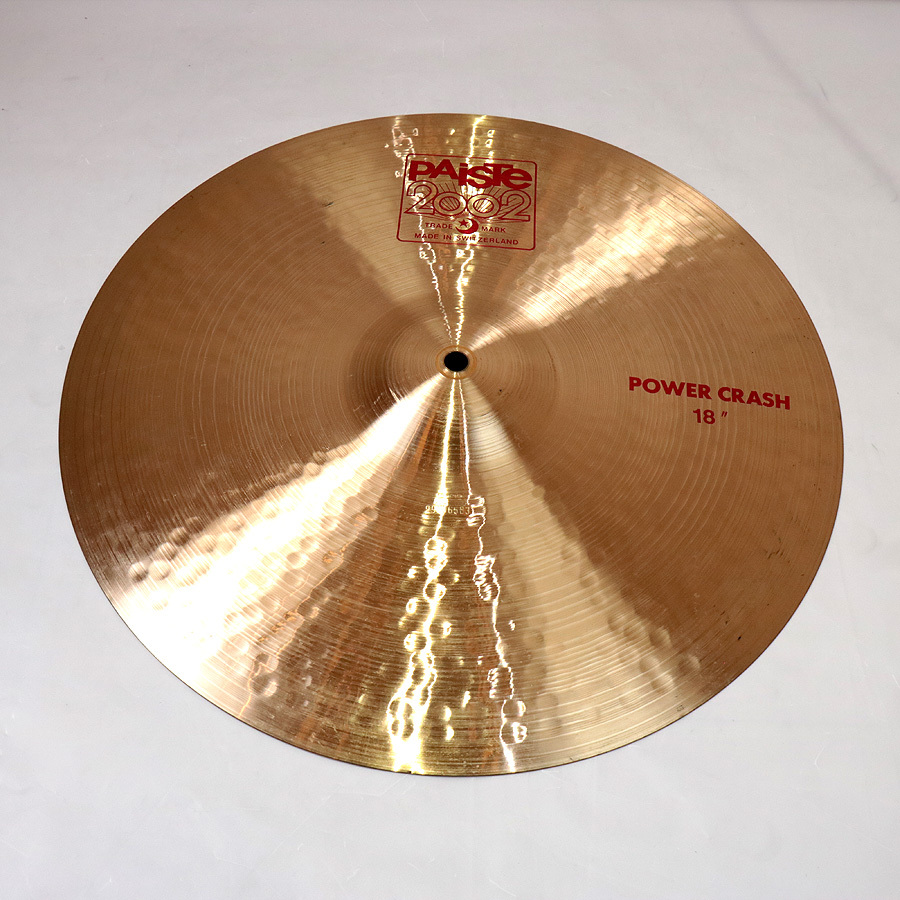 PAiSTe 2002 18 POWER CRASH 18” パイステ クラッシュシンバル