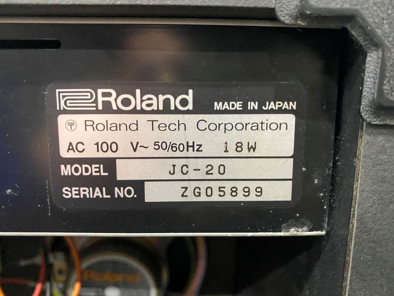 Roland JC-20 made in Japan（中古/送料無料）【楽器検索デジマート】