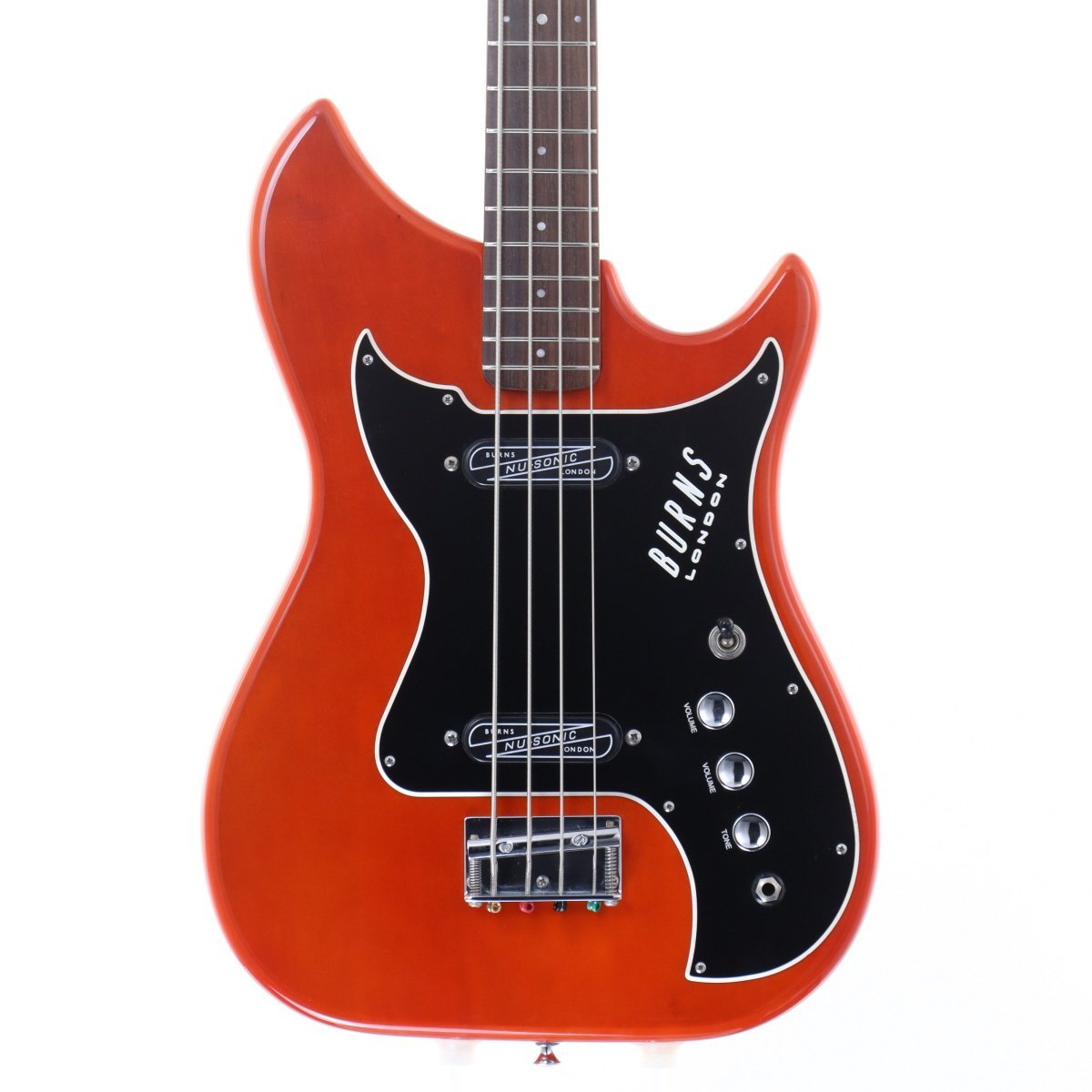 Burns London NU-SONIC BASS Cherry Red 【心斎橋店】（中古/送料無料