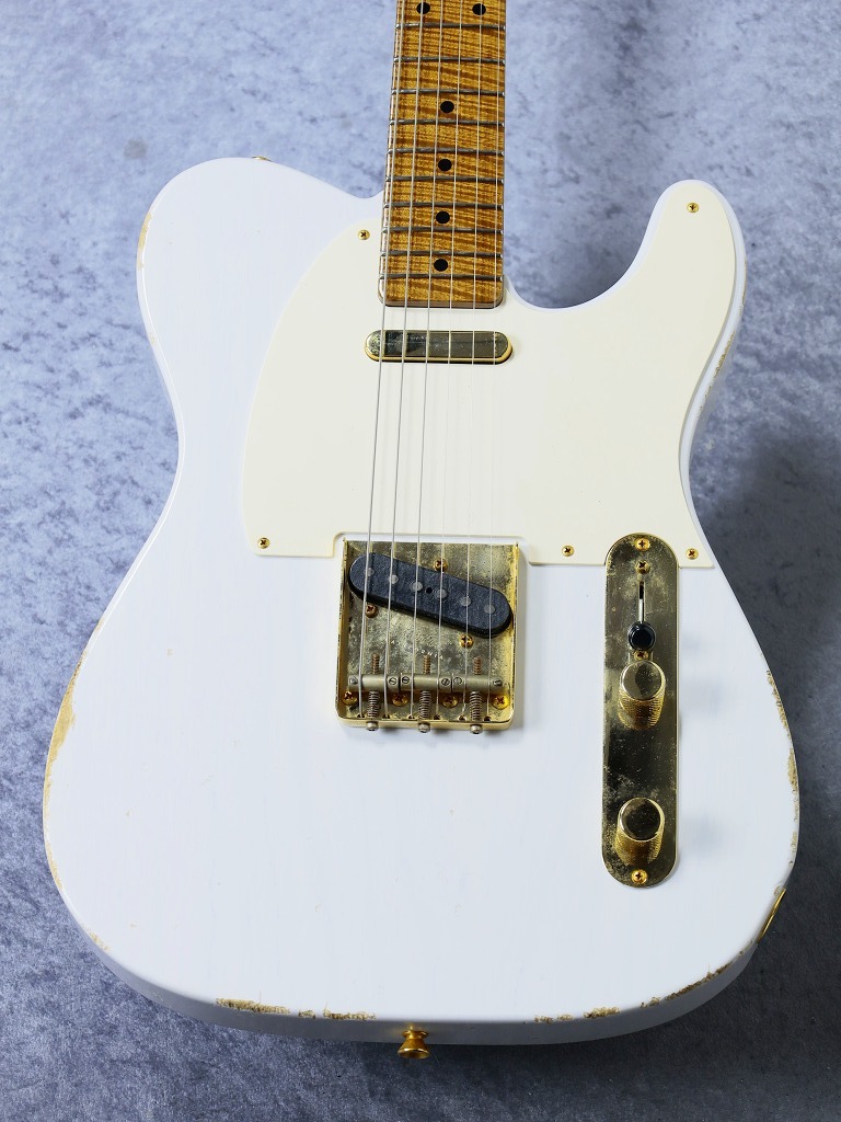Xotic XTC-1 Master Grade Flame Maple Neck Medium Aged ~White 