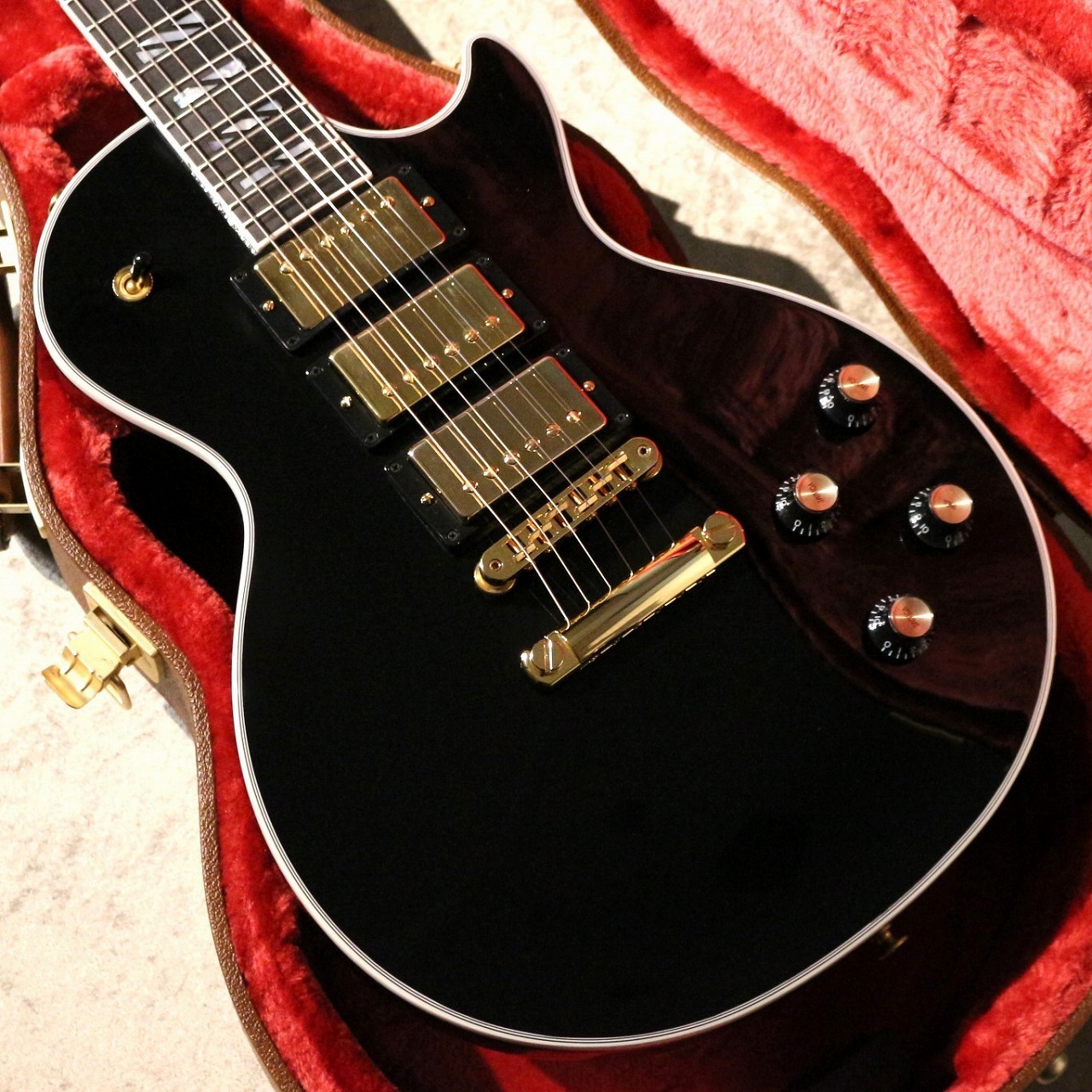 Gibson 【USA最高峰】Exclusive Les Paul Supreme 3-Pickup ~Ebony