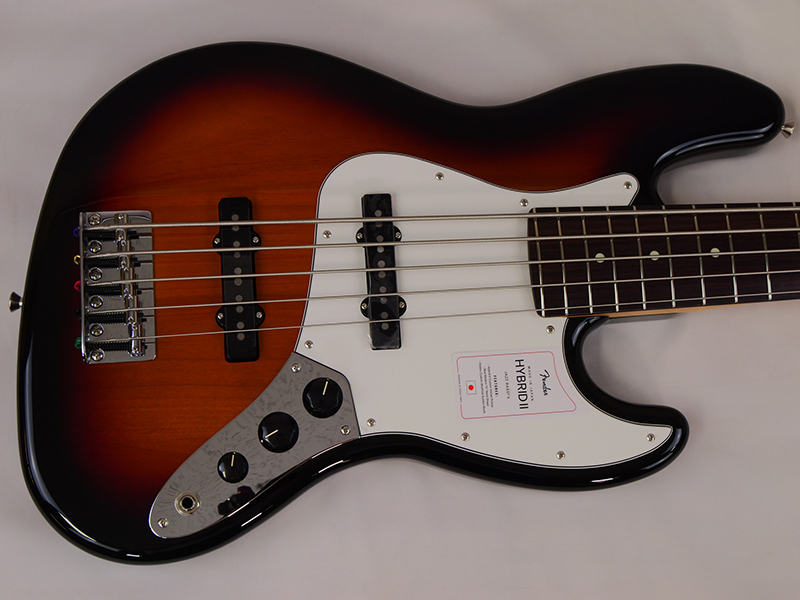 Fender Made in Japan Hybrid II Jazz Bass V (3-Color Sunburst )（新品/送料無料）【楽器検索デジマート】