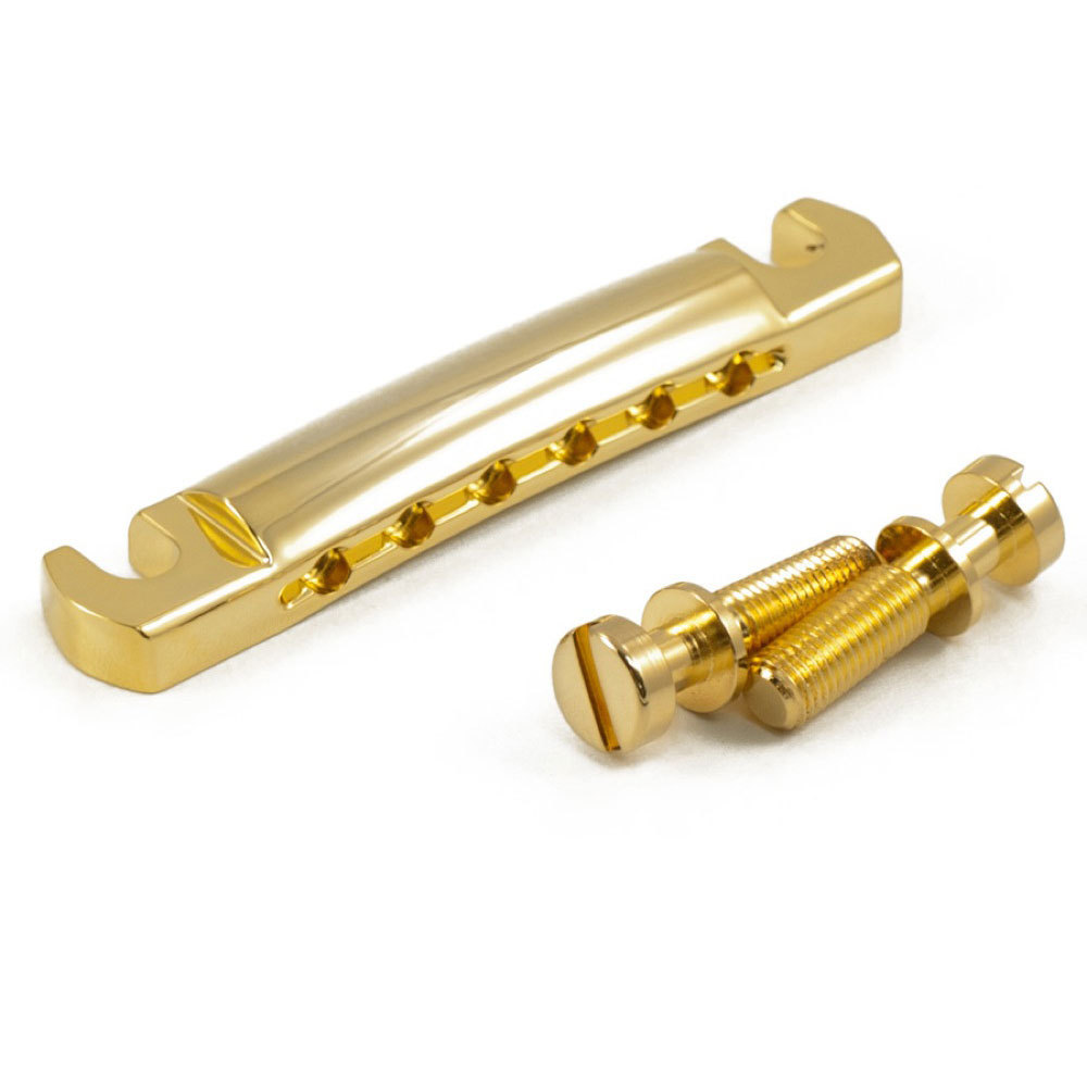 Kluson VINTAGE LIGHTWEIGHT ALUMINIUM STOPTAILPIECE/Gold テールピース