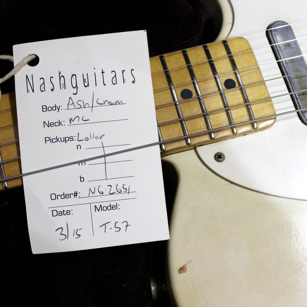 Nash Guitars T57 Ash Clem ナッシュ ギター テレキャスター 2015年製