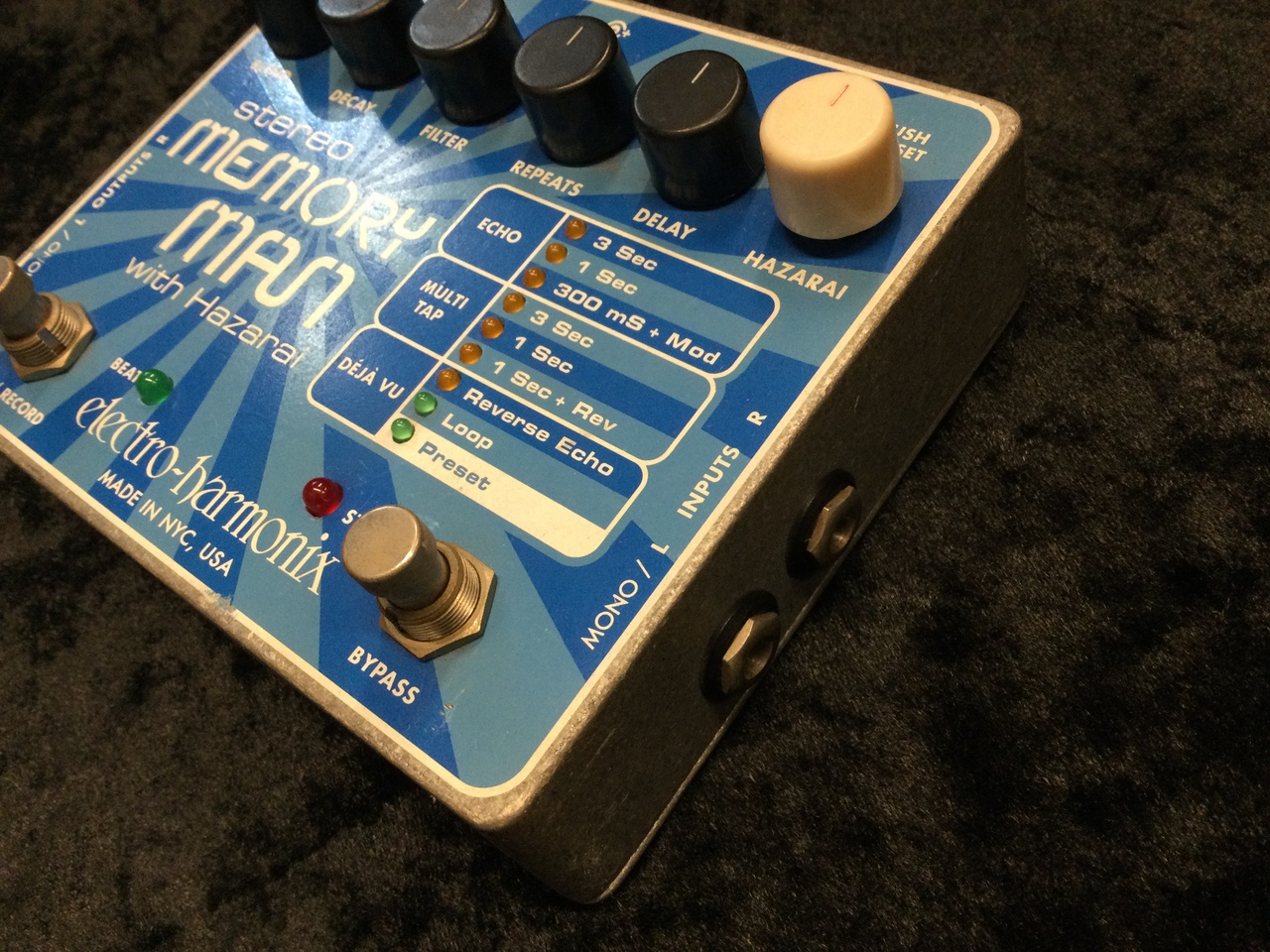 Electro-Harmonix STEREO MEMORY MAN WITH HAZARAI （中古）【楽器検索