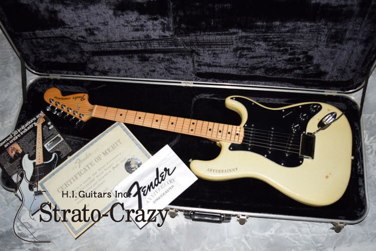 Fender '79 Early 25th Anniversary Stratocaster Pearl White/Maple 