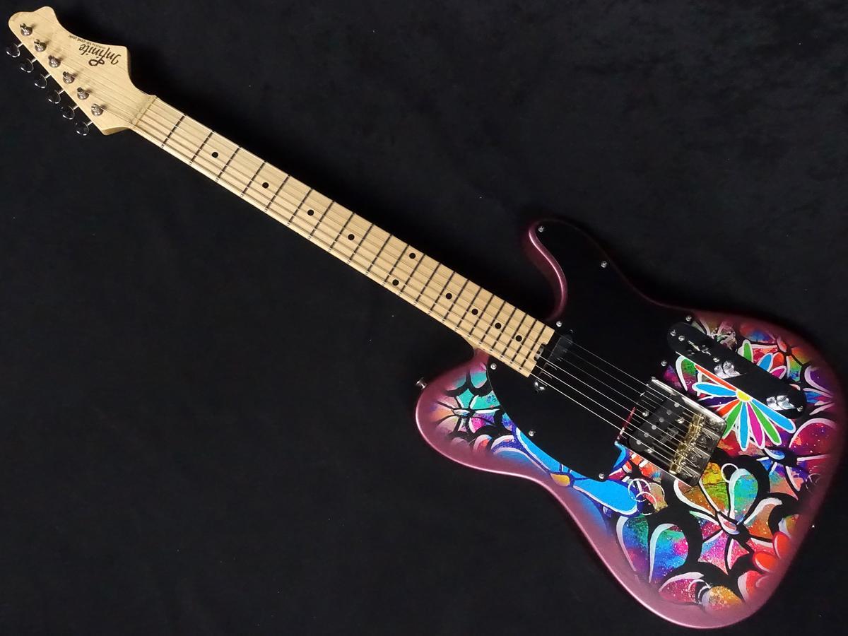 infinite Trad Fullsize T Soul Flower Pattern UV 【Autumn SALE