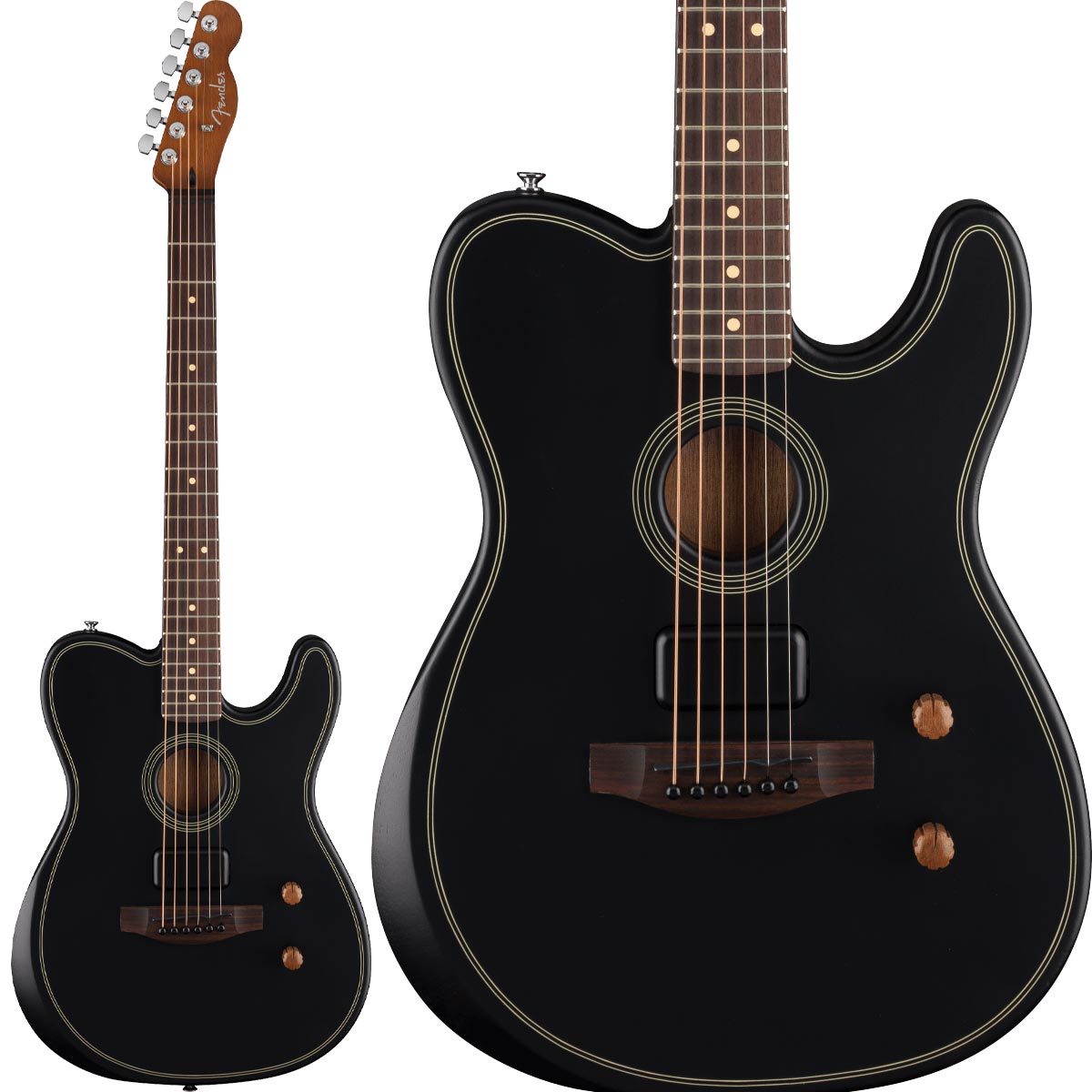 Fender Acoustasonic Standard Telecaster Black エレアコギター