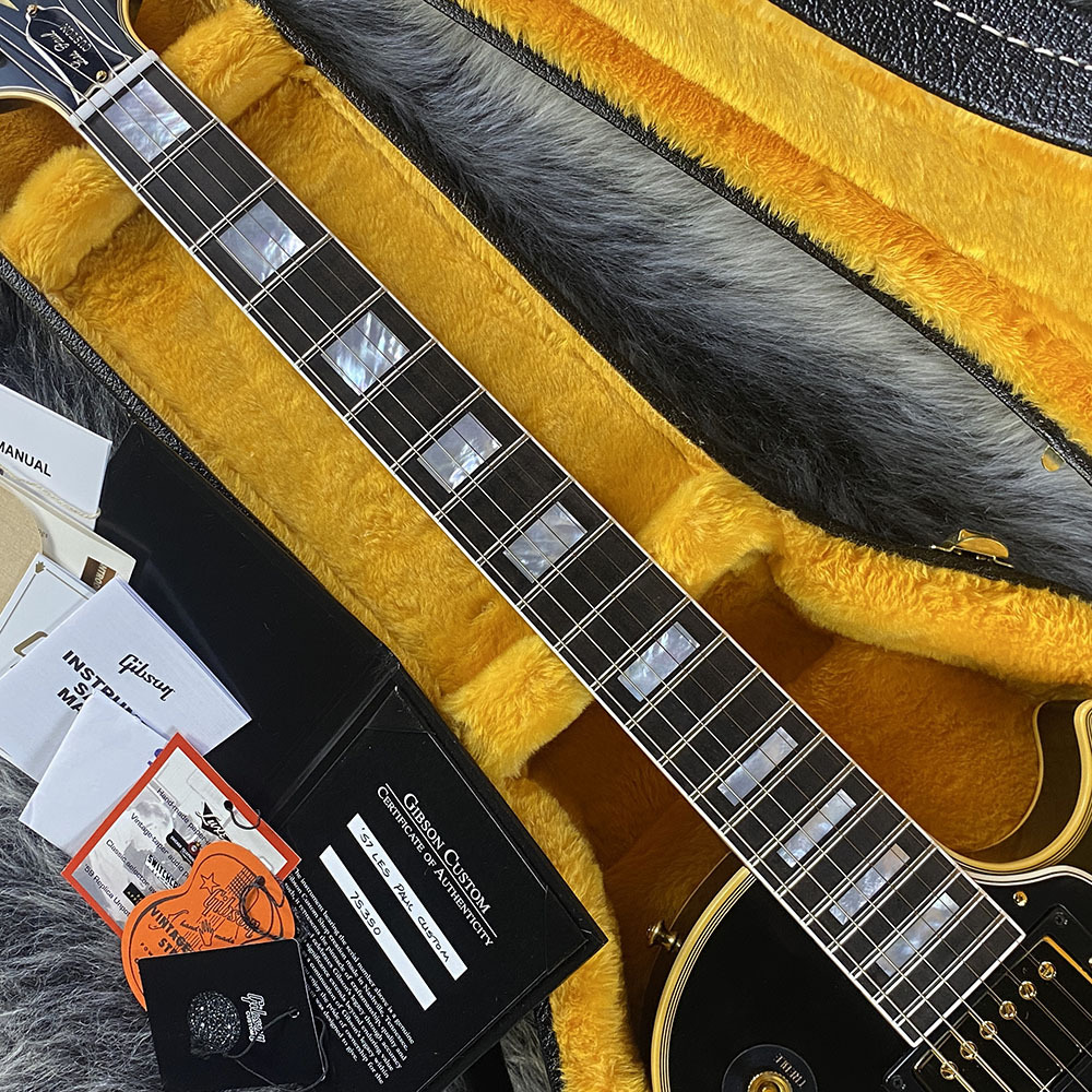Gibson Custom Shop 1957 Les Paul Custom Reissue 2-Pickup VOS Ebony