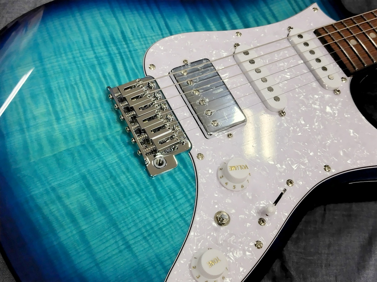 Ibanez AZ22S1F TXB (Transparent Turquoise Burst) AZ Standard