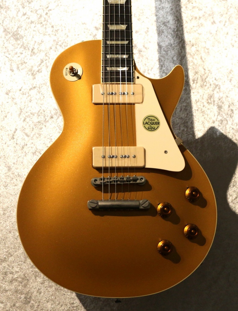 Tokai 【特注!】【漆黒ハカランダ指板!】LS355S-CM ~Gold Top