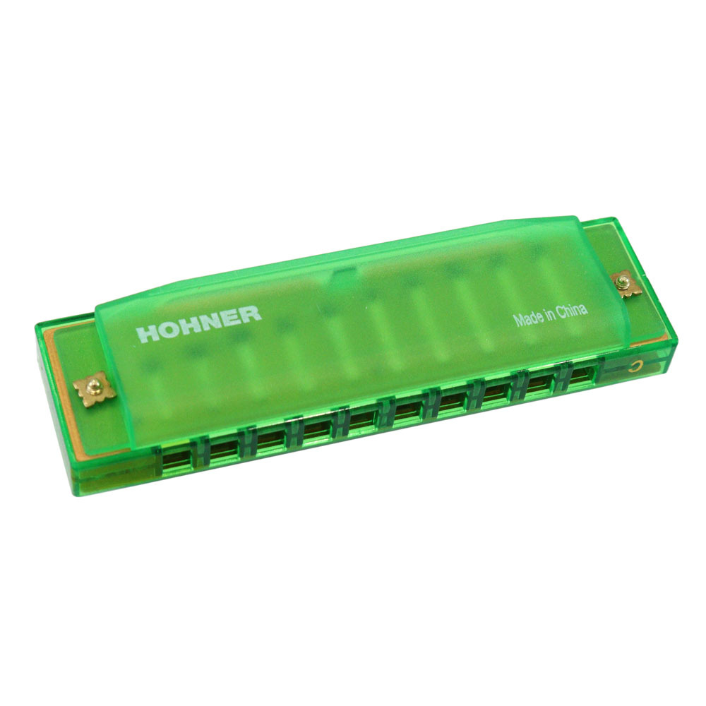 Hohner TRANSLUCENT HARP GN プラスチックハーモニカ