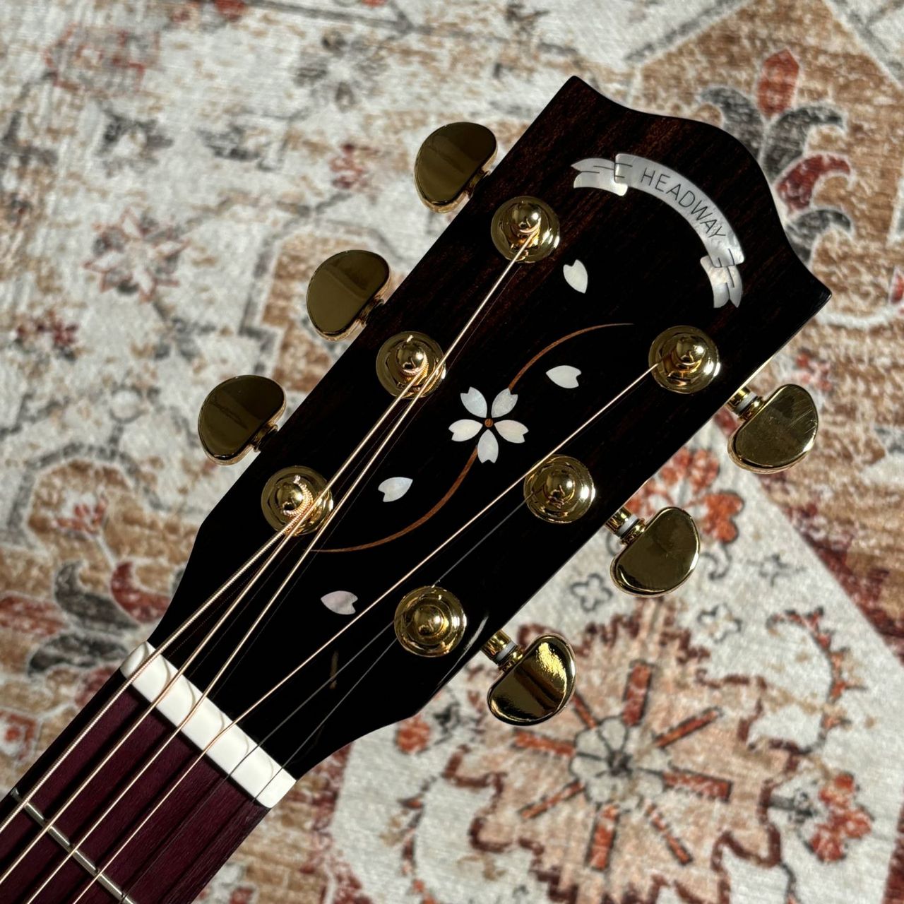 Headway SHOC-SAKURA 花夜桜 アコースティックギター Japan Tune-up