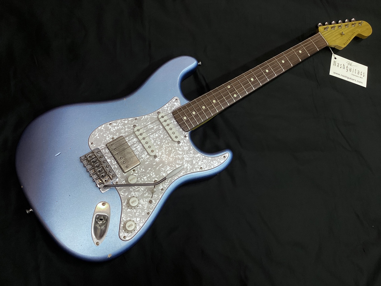 Nash Guitars S-63/Ice Blue Metallic/SSH/Alder/AM-792 (ナッシュ  ストラト)【旧定価品】（新品）【楽器検索デジマート】