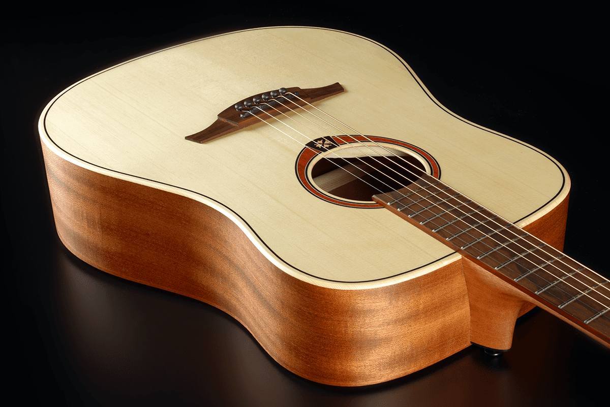 ギター LAG guitars Tramontane T70D Lag T70D-Nat Tramontane - naturel Folk guitar