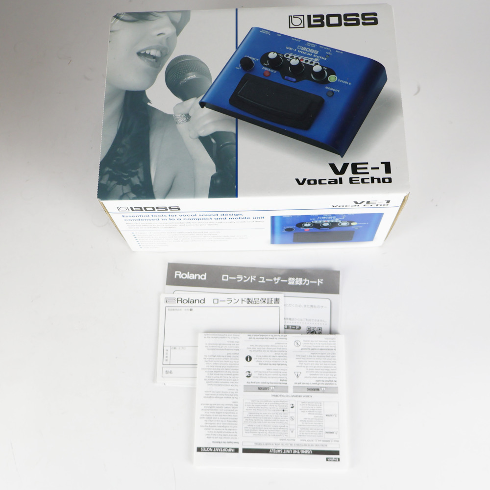 BOSS VE-1 Vocal Echo 本体　美品　中古 BOSS 【中古】 BOSS VE-1 Vocal Echo ボーカル用ハーモニー