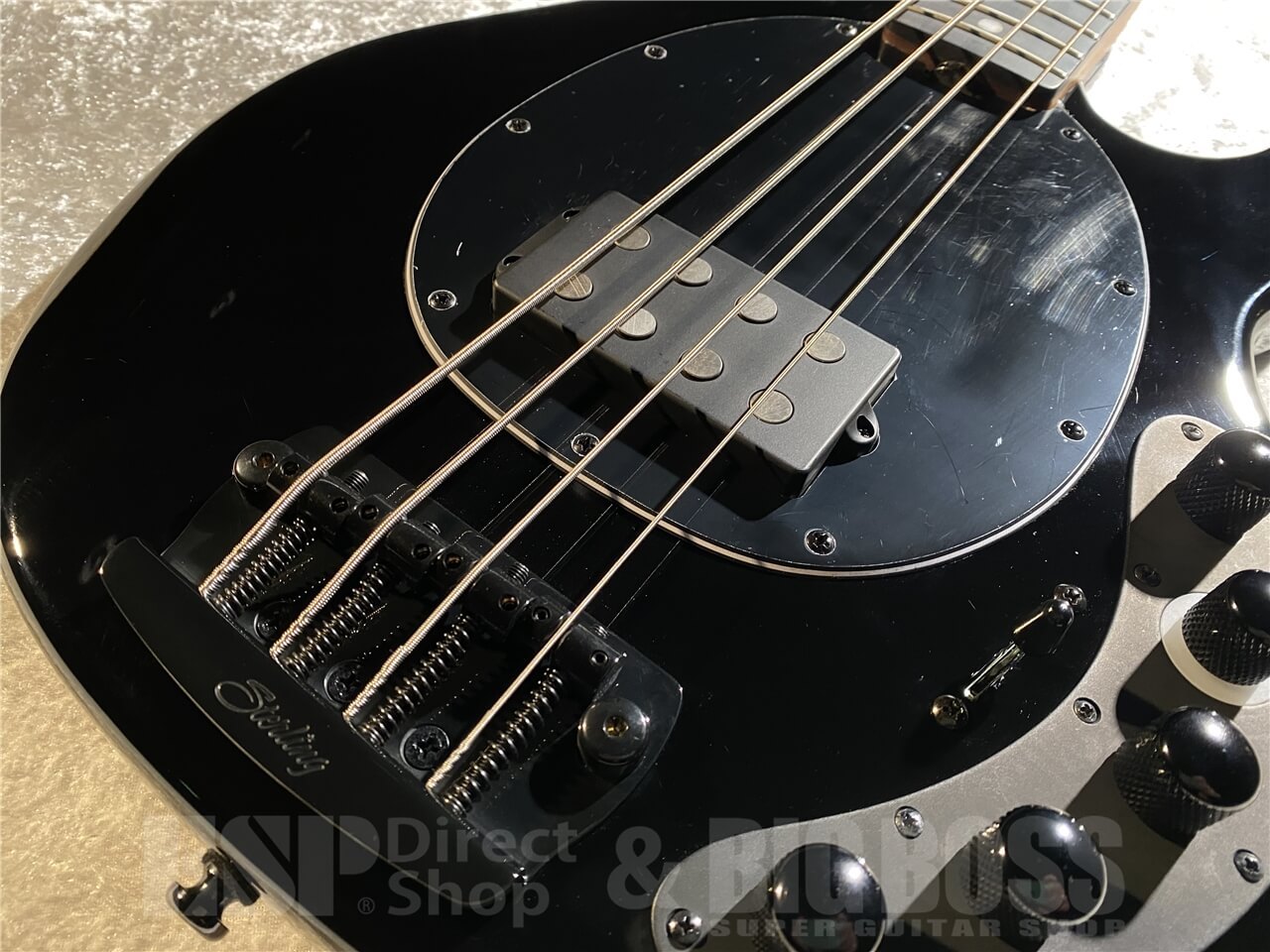 Sterling by MUSIC MAN DarkRay (Black)（新品/送料無料）【楽器検索