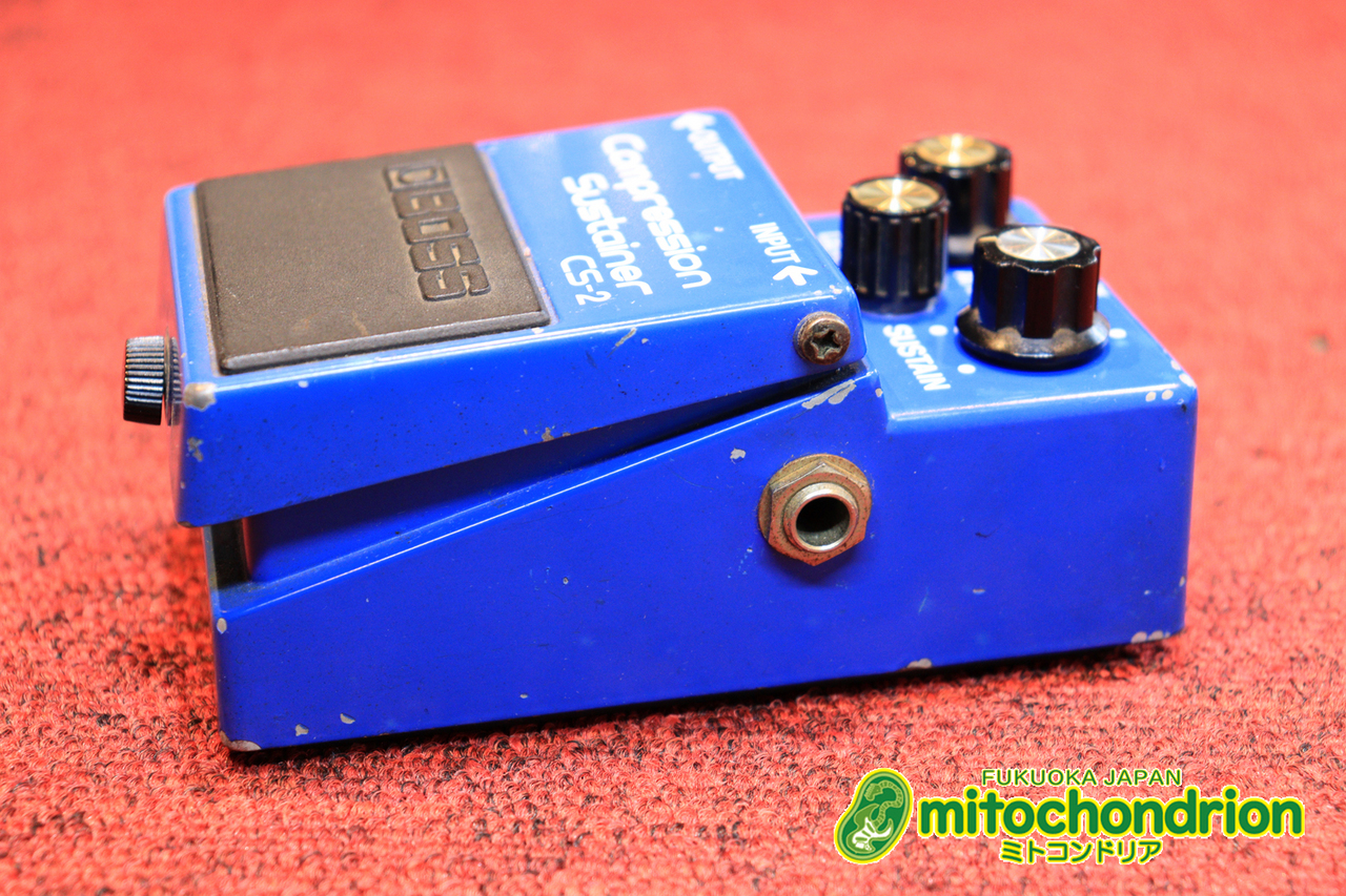 BOSS Compression Sustainer CS-2 日本製 Test Boss CS-2 Made in Japan Year 1985 - YouTube