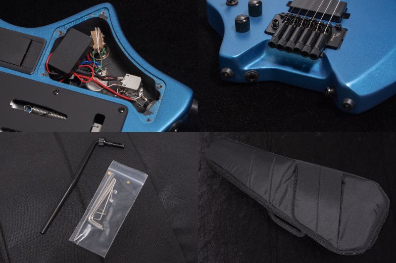 HEX Guitars N500L Metallic Electric Blue LH（新品/送料無料）【楽器