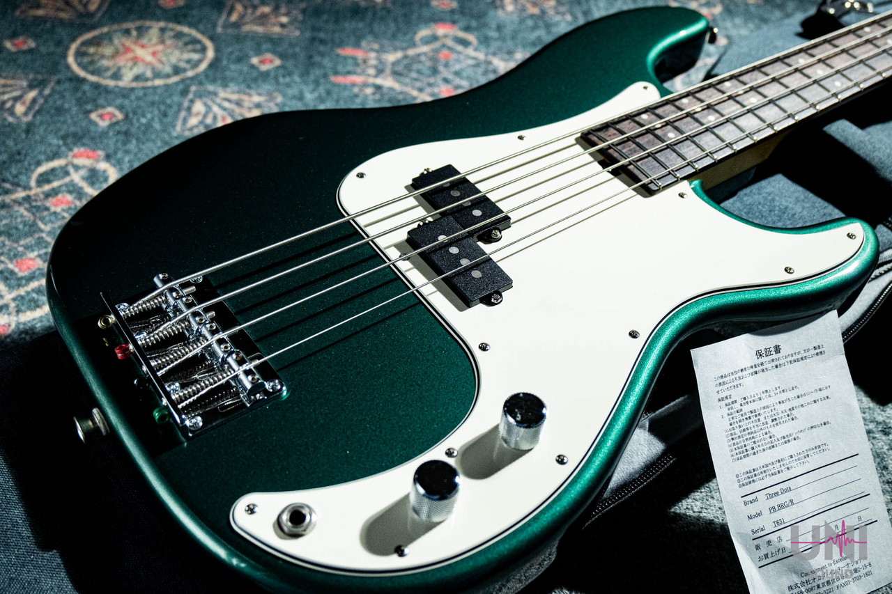 Three Dots Guitars PB British Racing Green（中古）［デジマートSALE
