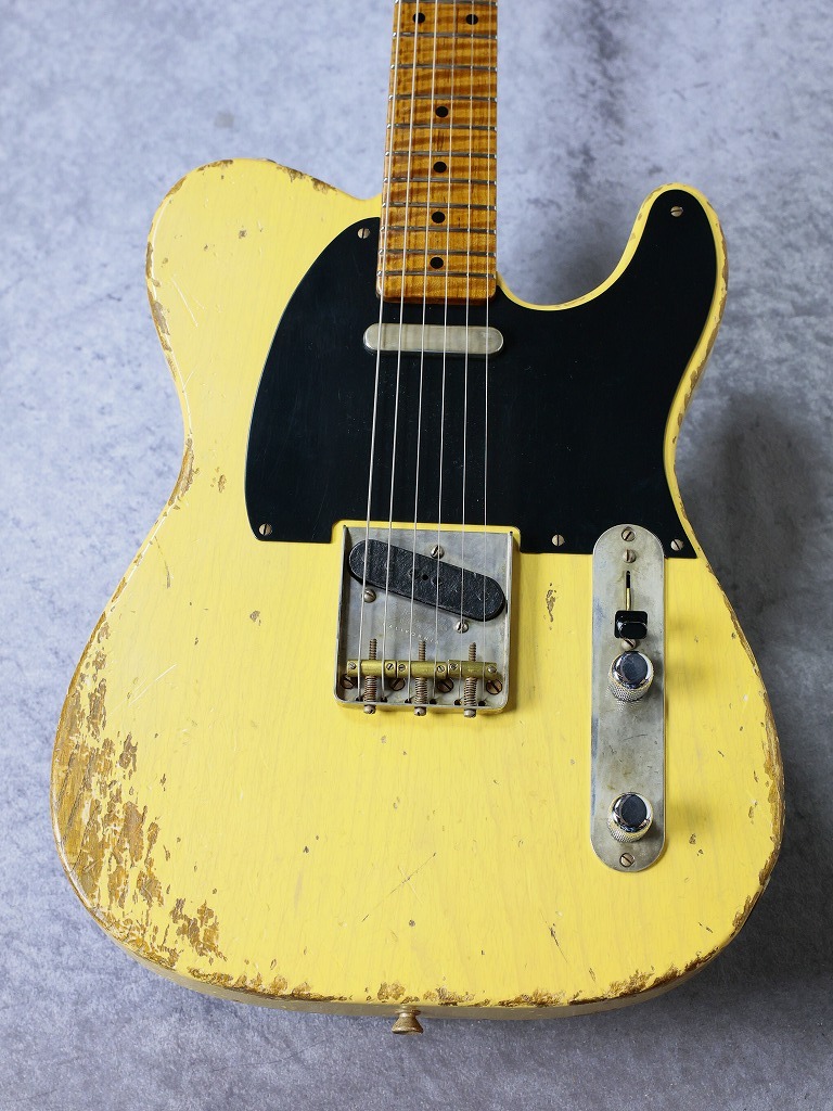 Xotic XTC-1 5A Flame Maple Neck Heavy Aged ~Butterscotch Blonde