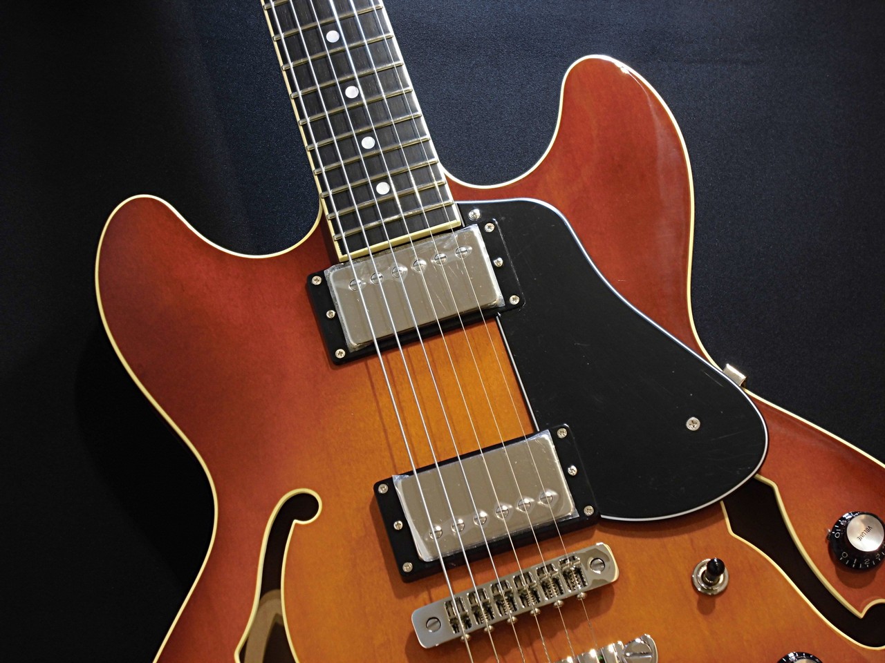 Aria Pro II TA-TONIC / ALB (Almond Burst)【セミアコ】【日本