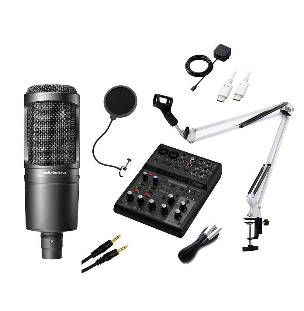 YAMAHA AG06＋マイク (配信セット) YAMAHA AG06MK2 高音質配信セット アームスタンド ポップガード