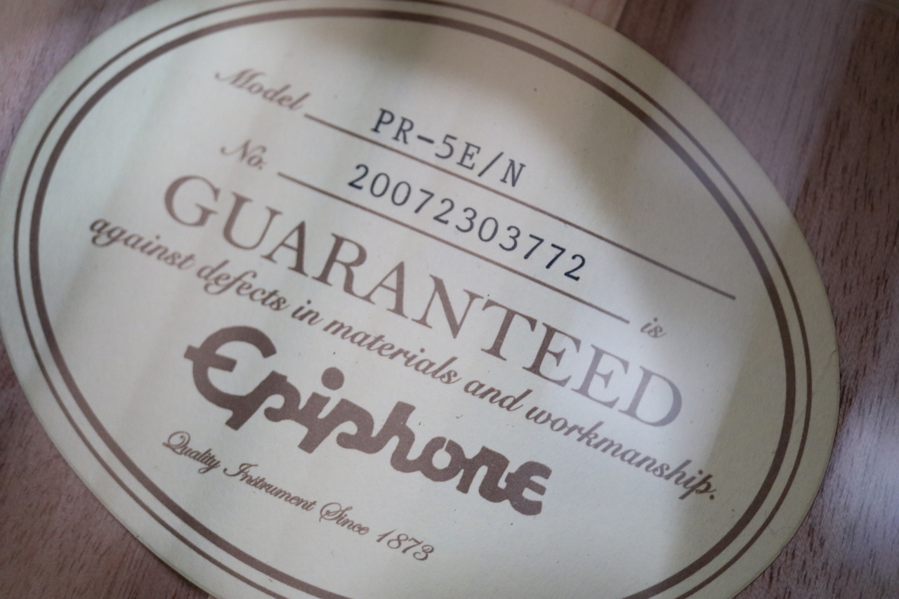Epiphone PR-5E（中古）【楽器検索デジマート】