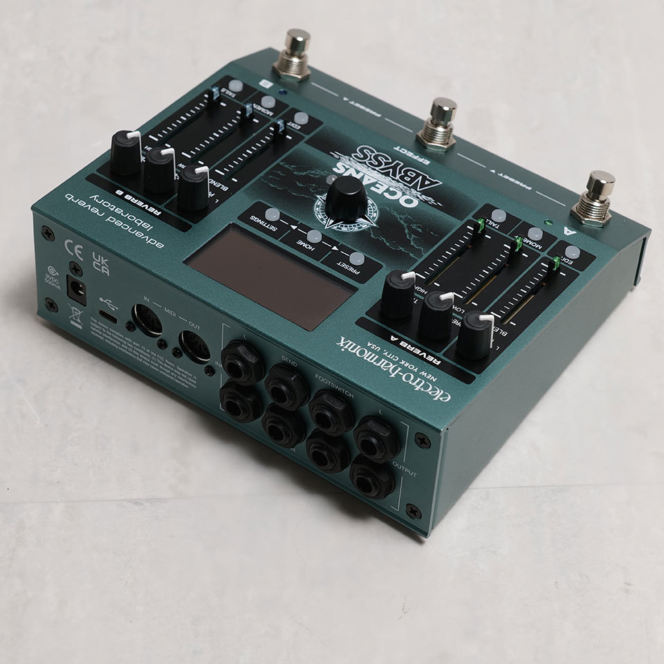 096 electro harmonix OCEANS ABYSS リバーブ Oceans Abyss | Advanced Reverb Laboratory - Electro-Harmonix