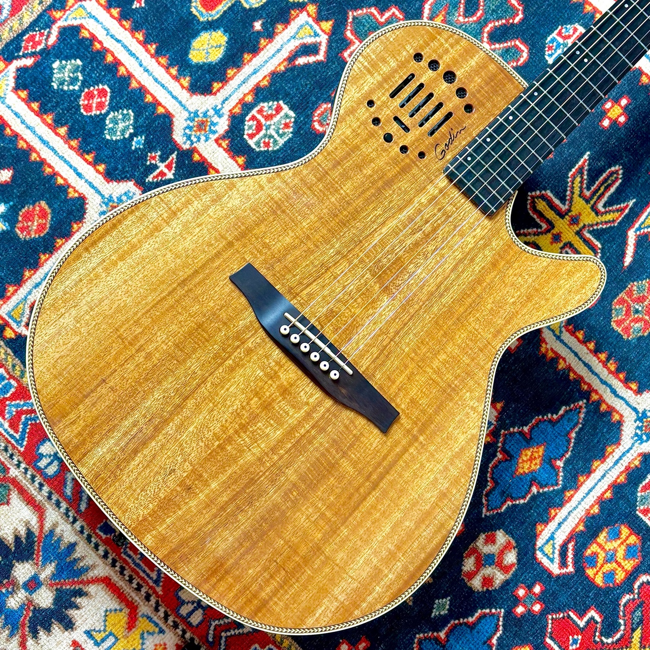 Godin 【スリムボディ】Multiac Steel Duet Ambiance KOA【最大48回