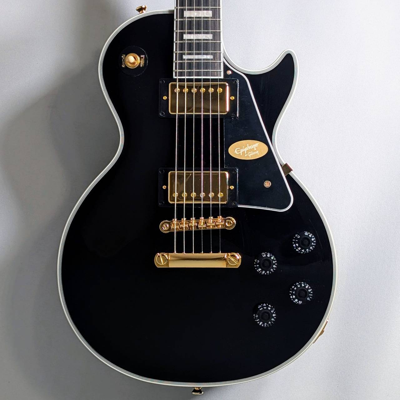 Epiphone Les Paul Custom ブラック Amazon.com: Epiphone Les Paul Custom, Ebony with Gold