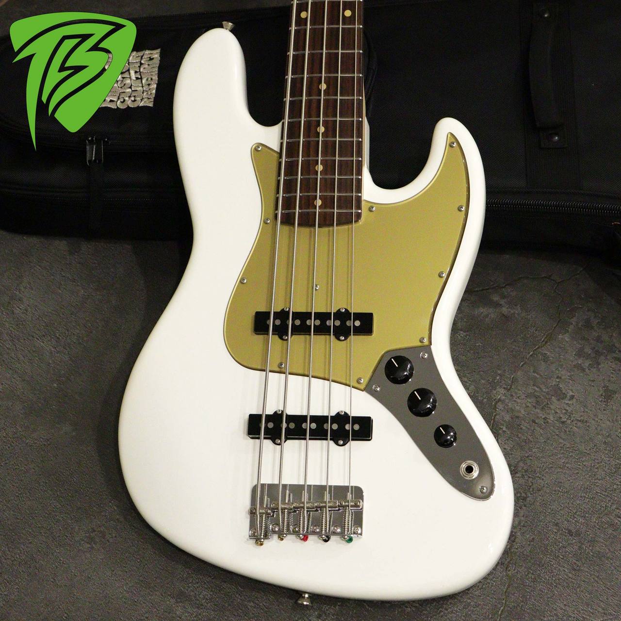 FREEDOM CUSTOM GUITAR RESEARCH O.S. Retro Series JB 5st. MH White