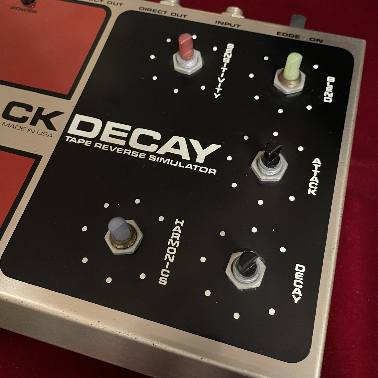 Electro-Harmonix Attack Decay Tape Reverse Simulator 【ビンテージ