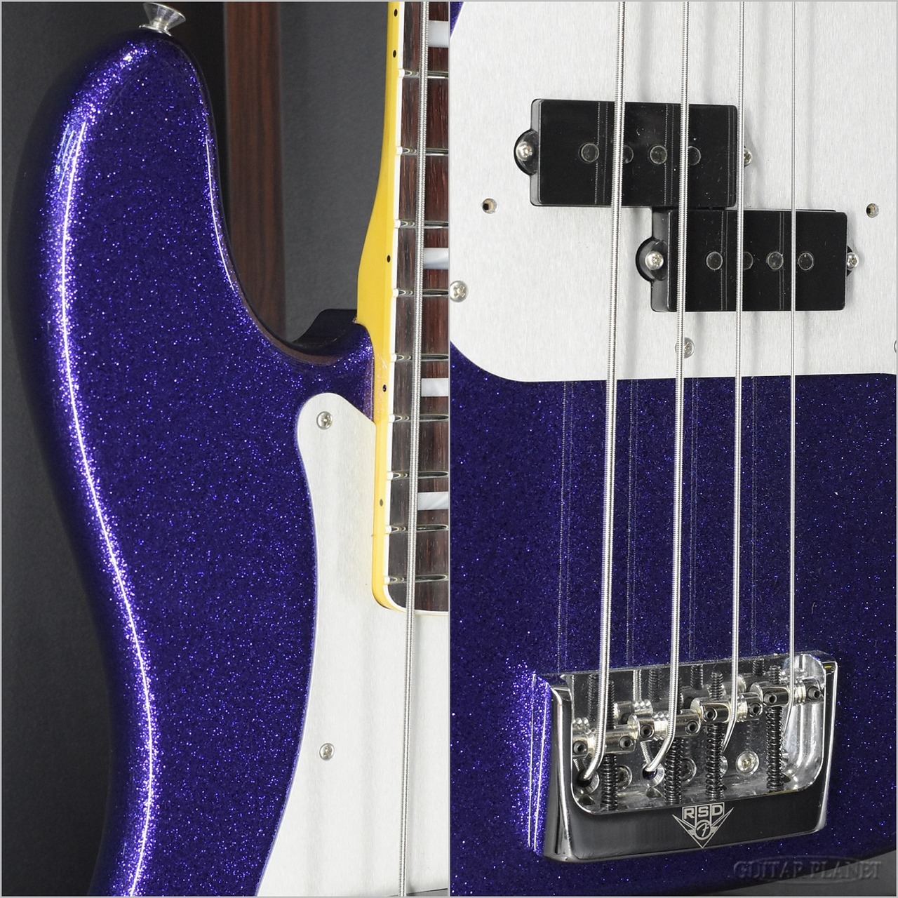 Fender Custom Shop 1966 Precision Bass TCP -Purple Sparkle