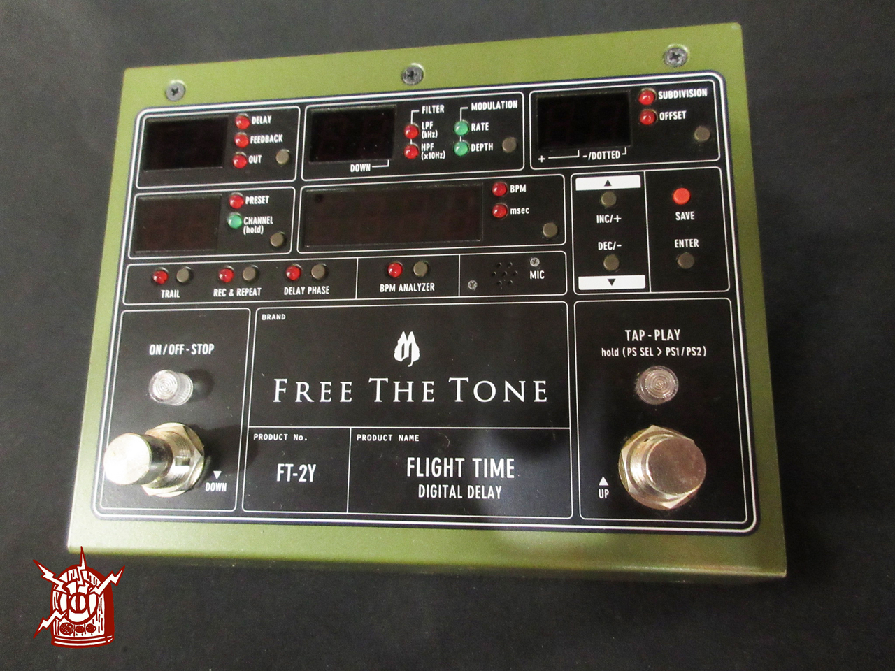 Free The Tone FT-2Y FLIGHT TIME DIGITAL DELAY（中古）【楽器検索