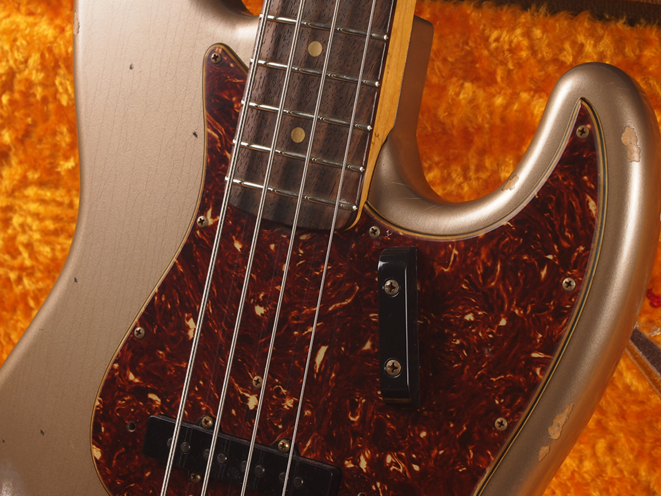 Fender Custom Shop 1961 Jazz Bass Heavy Relic / Aged Shorline Gold