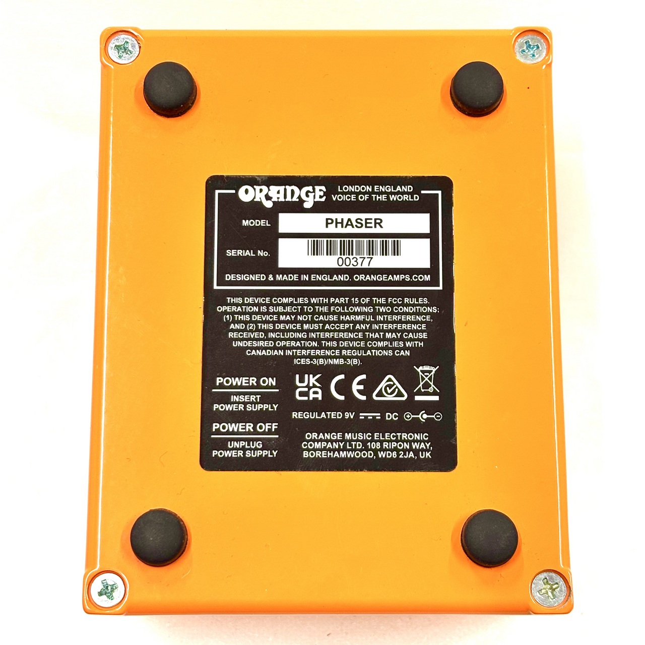 ORANGE Phaser 【Made In England】（新品特価/送料無料）【楽器検索