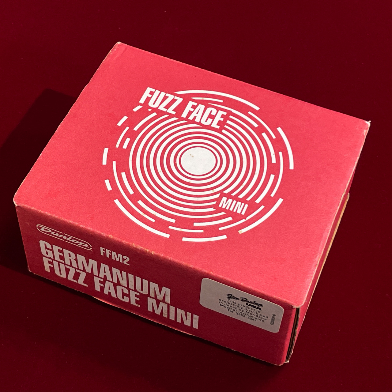 【箱・取説・証明書付】JIM DUNLOP FAZZ FACE エフェクター Jim Dunlop Fuzz Face Mini Germanium FFM2 【中古】【箱取説付
