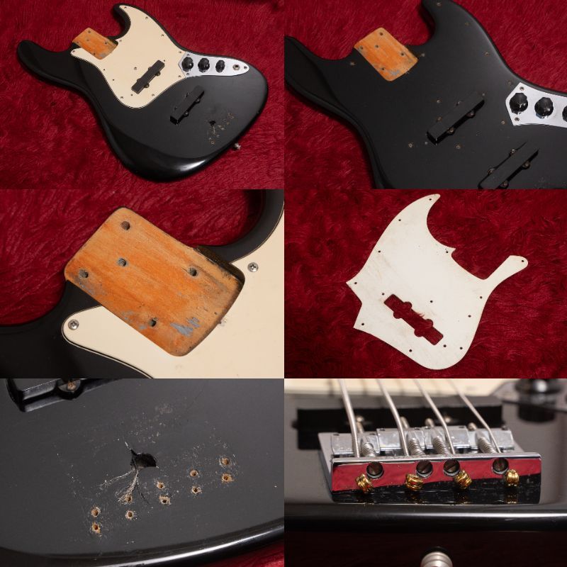 Fender 1972 Jazz Bass EMG mod. Refinish BLK 1972 4.075kg #346490