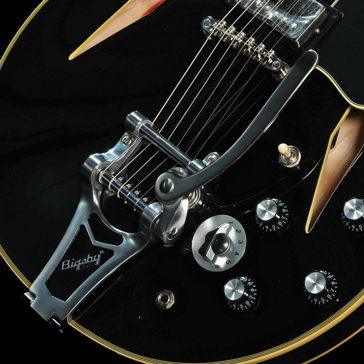 Epiphone Shinichi Ubukata ES-355 Custom Bigsby ver.02 Ebony 【2ND