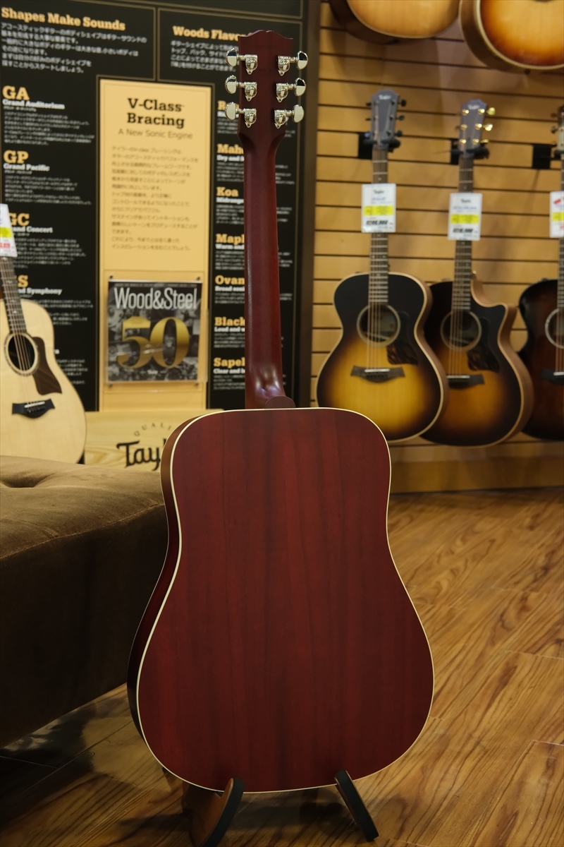 ★極上スプルース×マホガニーオール単板ハミングバード新品！ブラックカラー！★ GIBSON Hummingbird Original】華やかなルックスに心躍る - Red