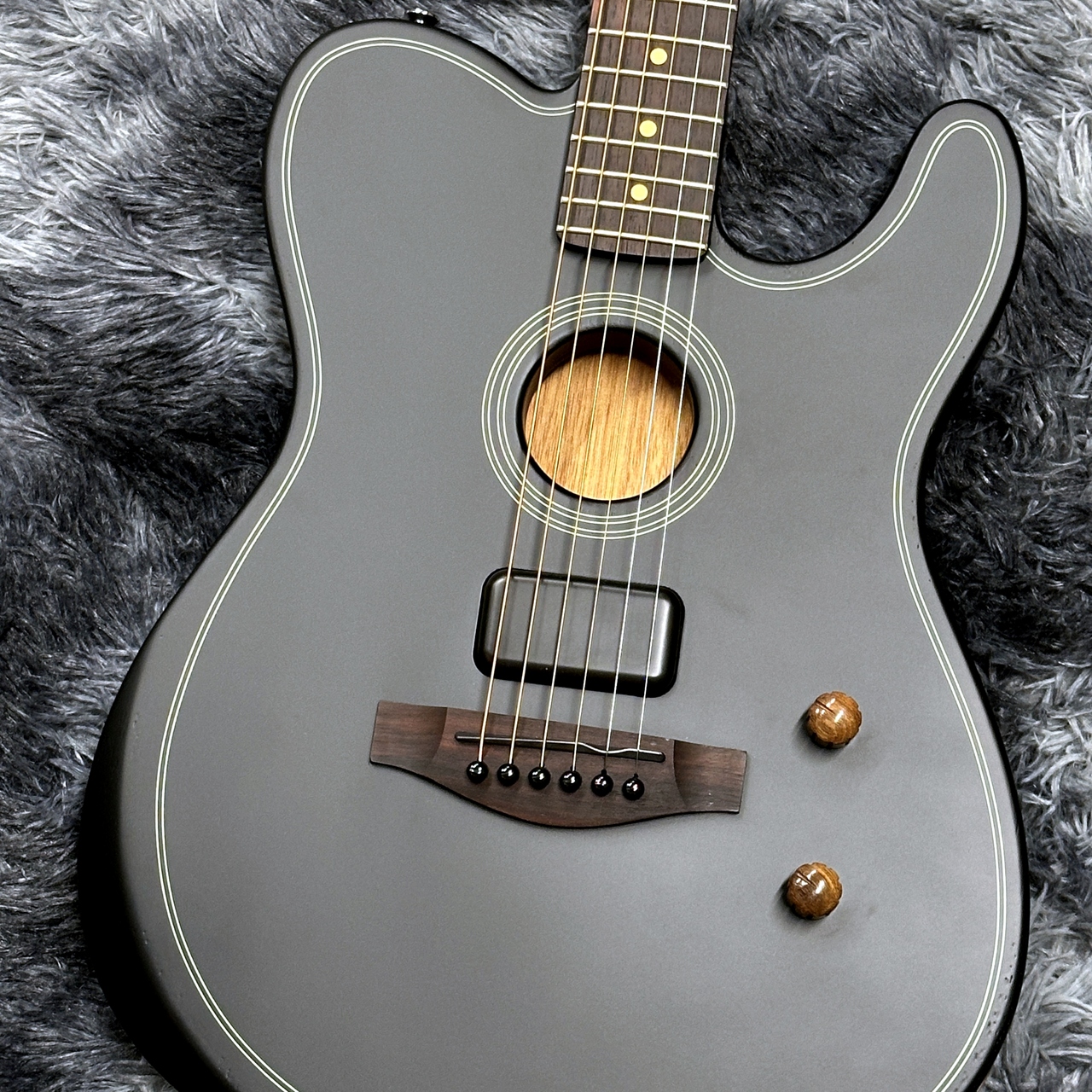 Fender Acoustasonic Standard Telecaster Black【2025年NEW