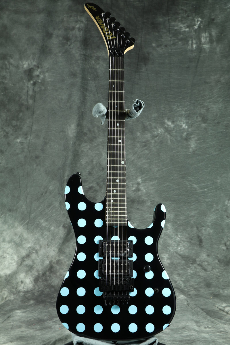 KRAMER Night Swan Black with Blue Polka Dot クレイマー エレキ