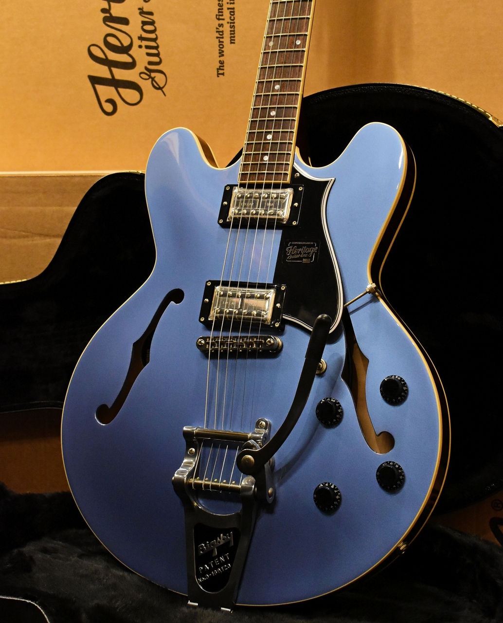 Heritage LTD H-535 Standard w/Bigsby Pelham Blue【2024美品中古