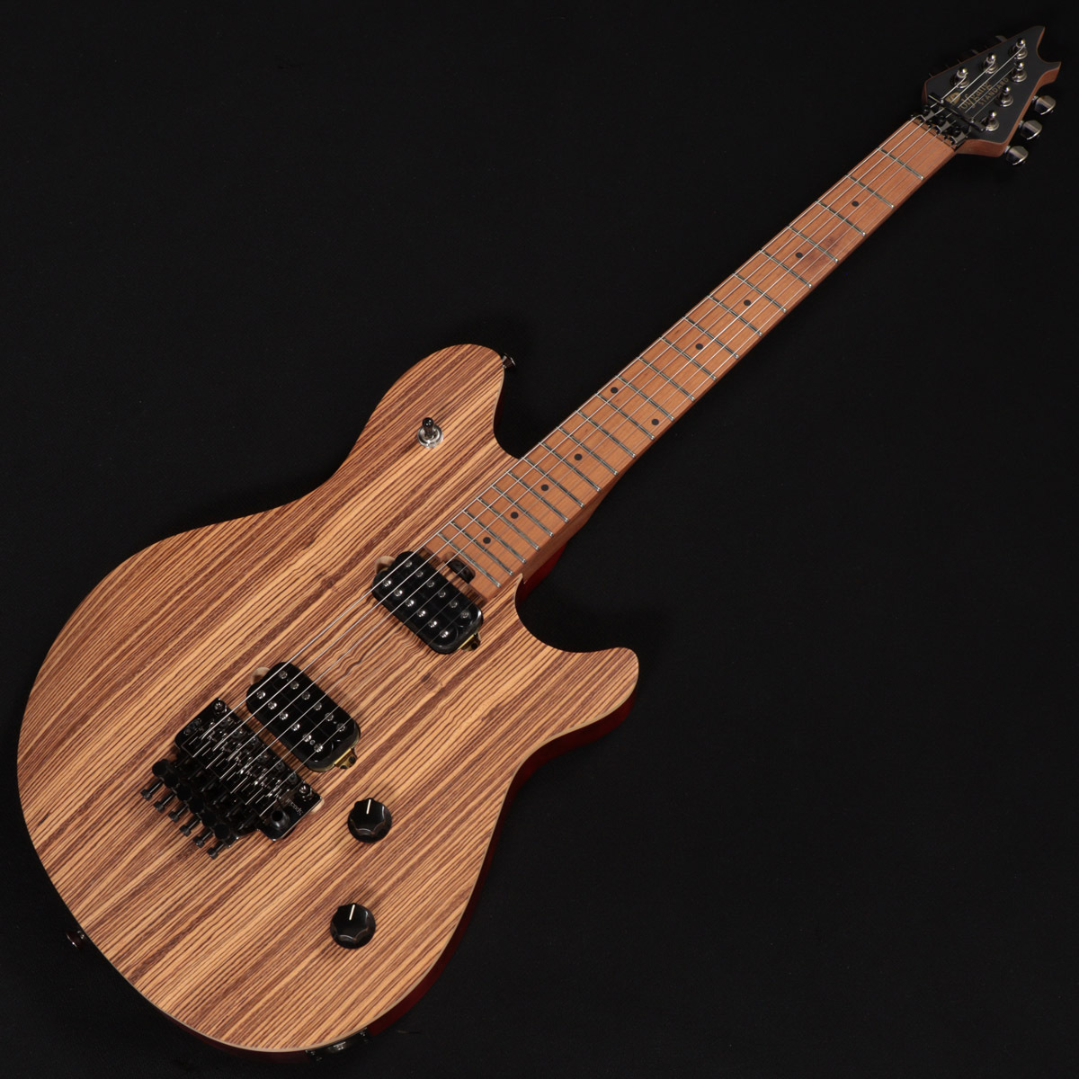 EVH Wolfgang WG Standard Zebrawood Baked Maple Natural ≪S/N