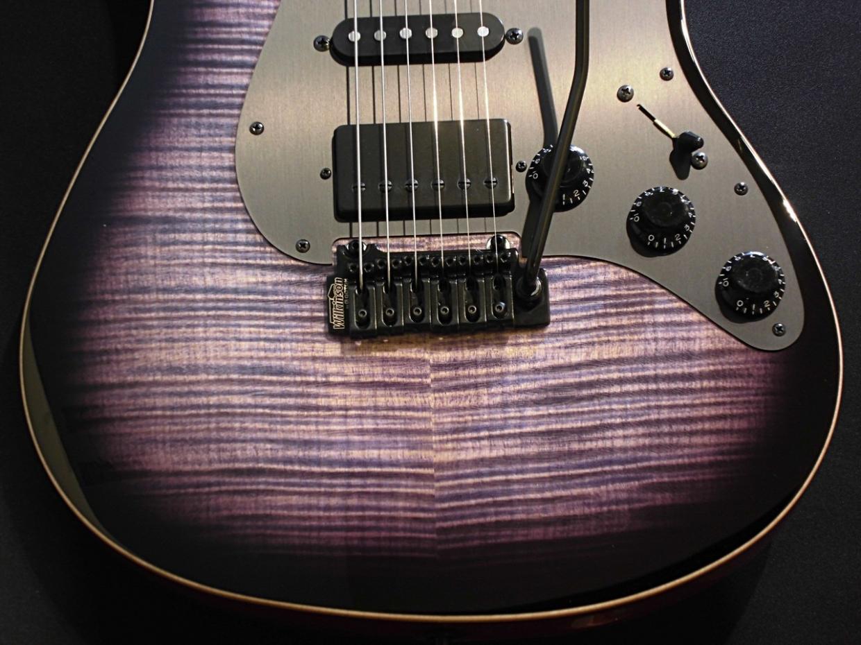 Black Smoker Futura-SV SSH / 4A Flame Maple Top / Purple Burst MH