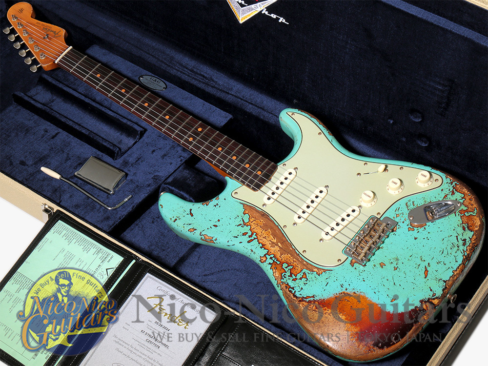 Fender Custom Shop 2024 1963 Stratocaster Super Heavy Relic HSH
