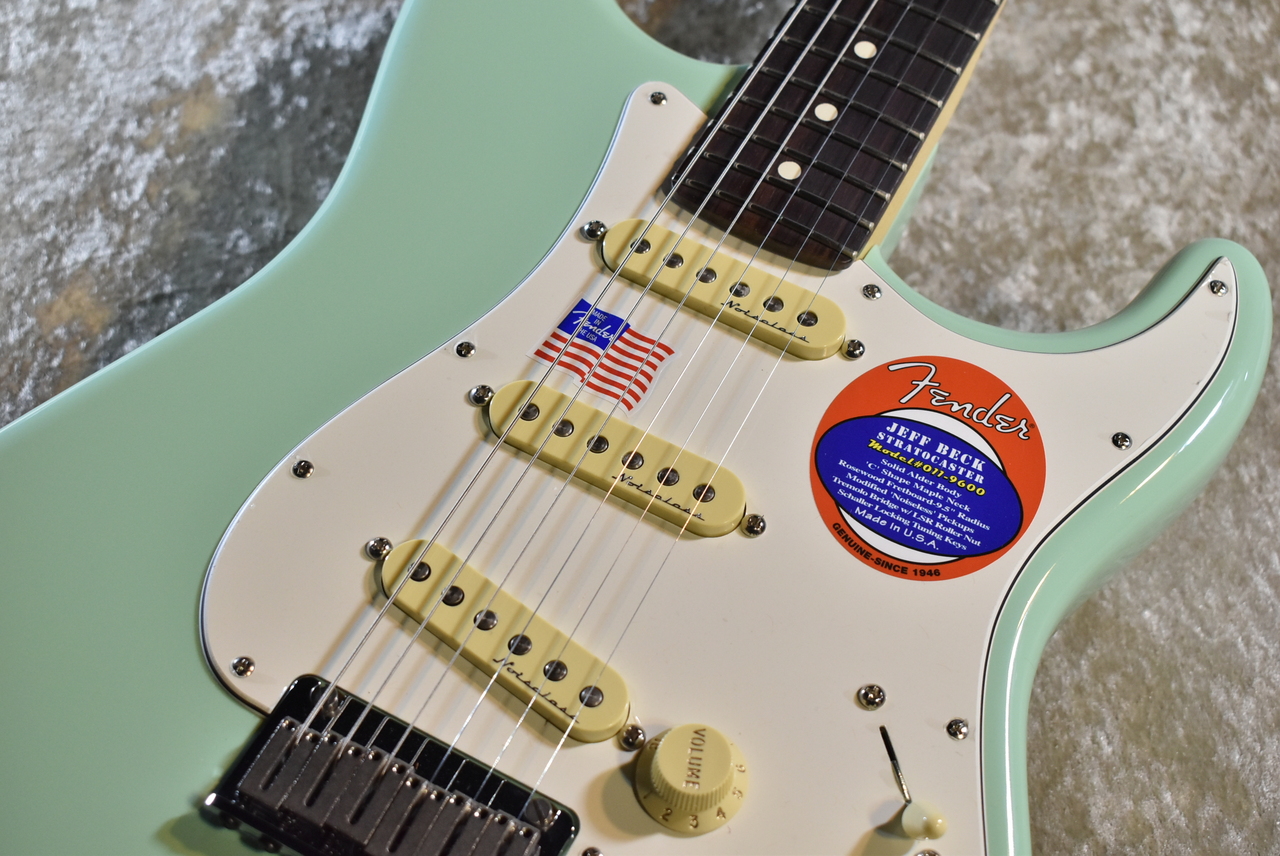 Fender Jeff Beck Stratocaster Surf Green  #US2305311【3.58kg/漆黒指板】（新品特価）【楽器検索デジマート】