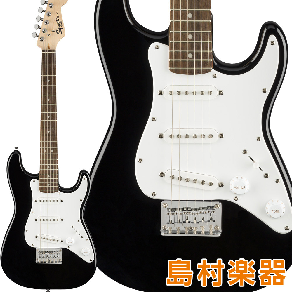 Squier by Fender Mini Strat Laurel Fingerboard Black エレキギター